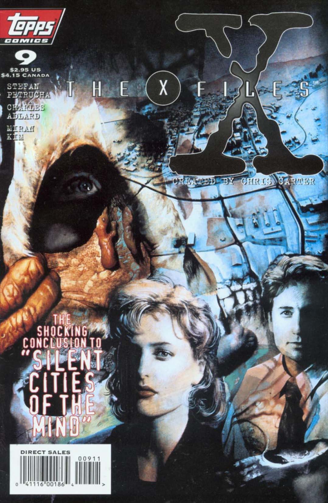 Topps Comics 9: Silent Cities of the Mind - Part 2/2 cover The X-Files